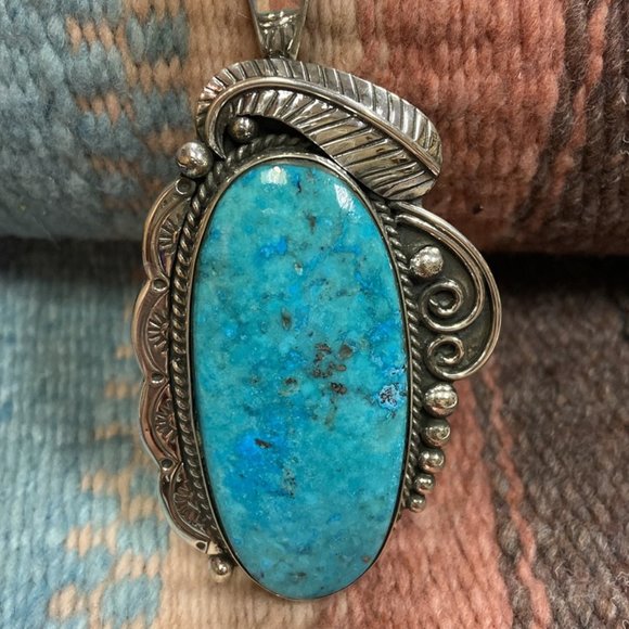 Emerald Valley Turquoise Pendant #3454 - Picture 2 of 2